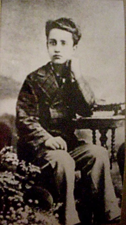 Ο Ελευθέριος Βενιζέλος σε ηλικία 13 ετών (1877).